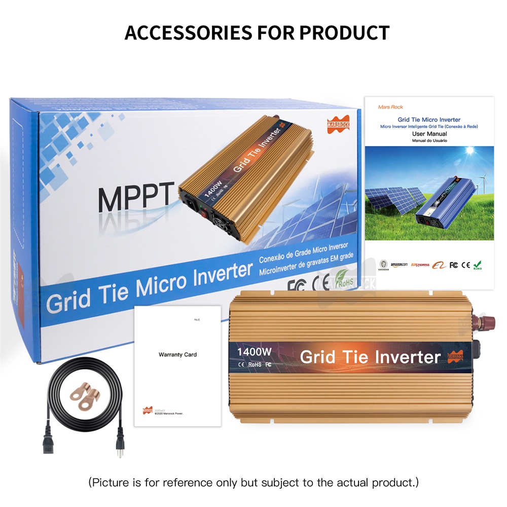Micro Inverter 1400W Solar Grid Tie - 1000-1400W Grid Tie Micro Solar Inverter