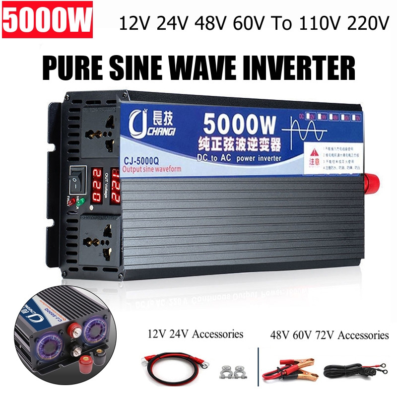 Inverter Pure Sine Wave 60Hz 120V 3000W - 4000W/5000W/5500W/3000W Pure Sine Wave Inverter DC