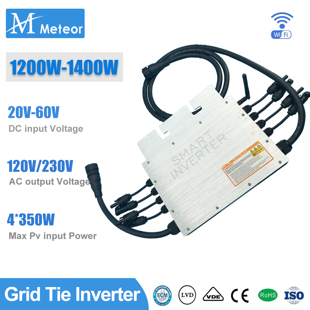 Micro Inverter 1400W Solar Grid Tie - 1200W 1400W Solar Grid Tie Micro