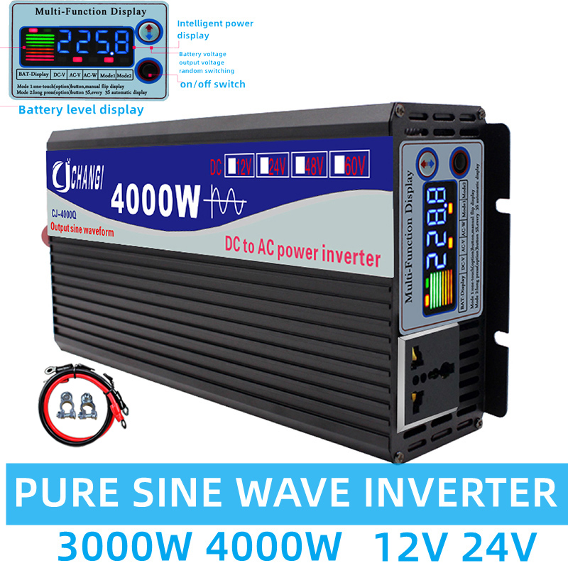 Inverter Pure Sine Wave 60Hz 120V 3000W - Pure Sine Wave Inverter 12v 220v