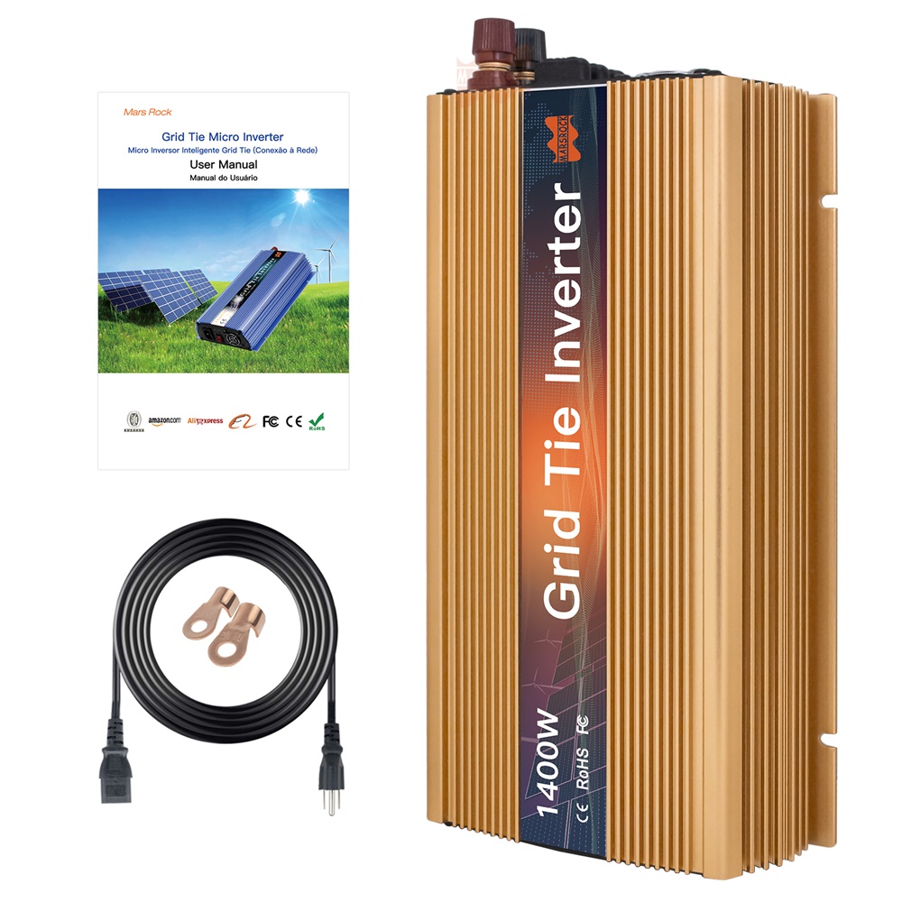 Micro Inverter 1400W Solar Grid Tie - 1400W 10.5 - 50VDC to AC90