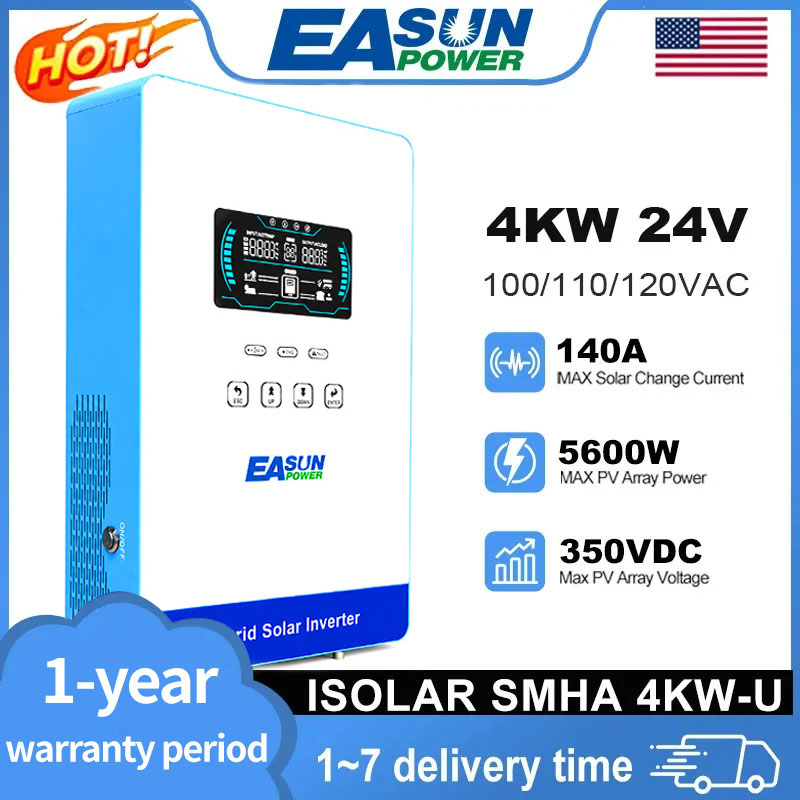 Grid Tie Inverter Limiter 2000W - EASUN POWER 4000W 110V Off Grid