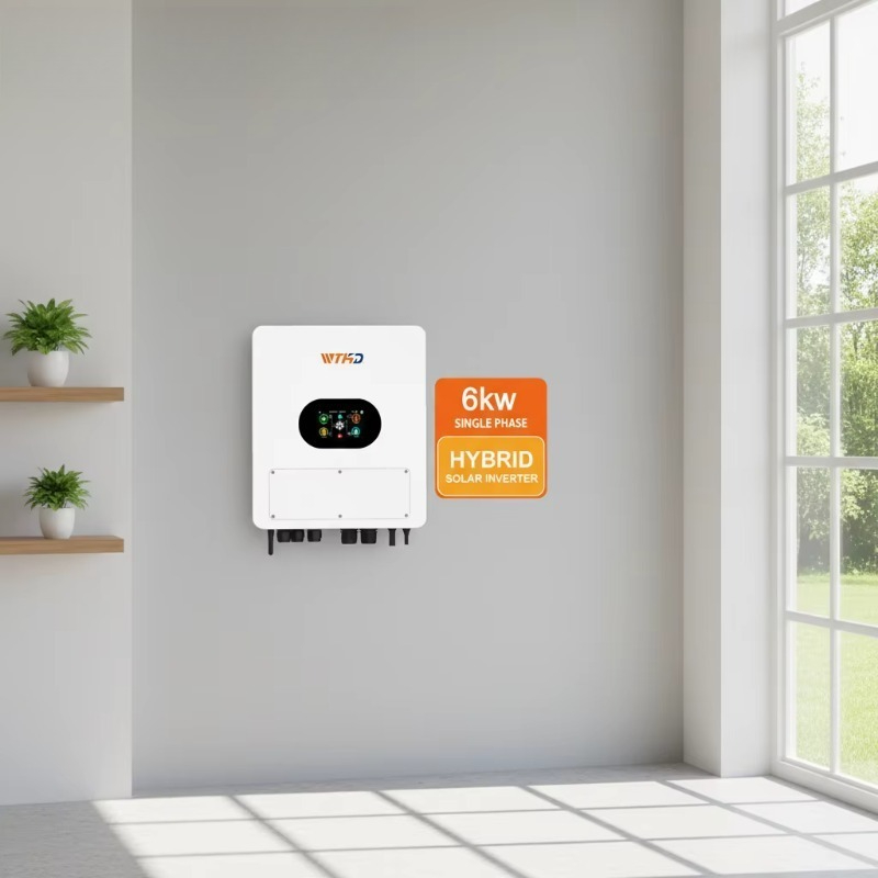 Off Grid Solar Inverter 48V 6000W - IP65 48V 6KW Hybrid Solar Inverter