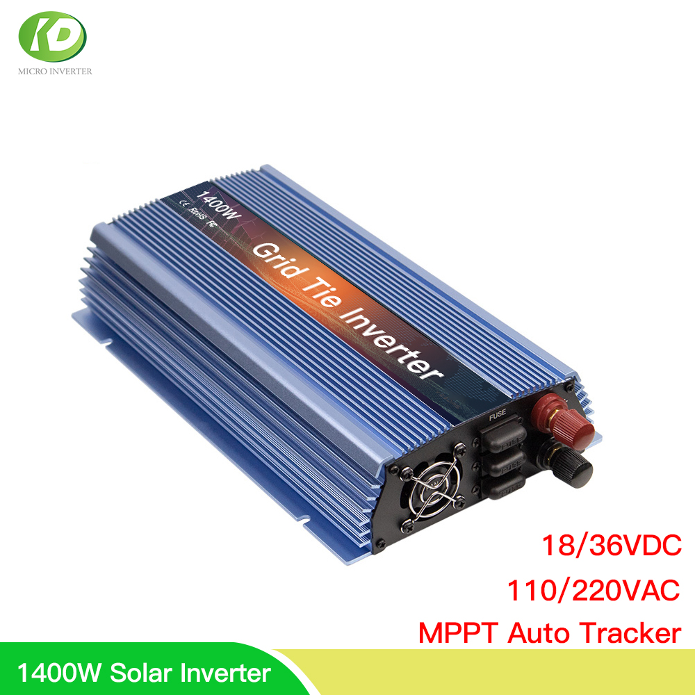Micro Inverter 1400W Solar Grid Tie - 18V 24V 36V 1400W Solar On