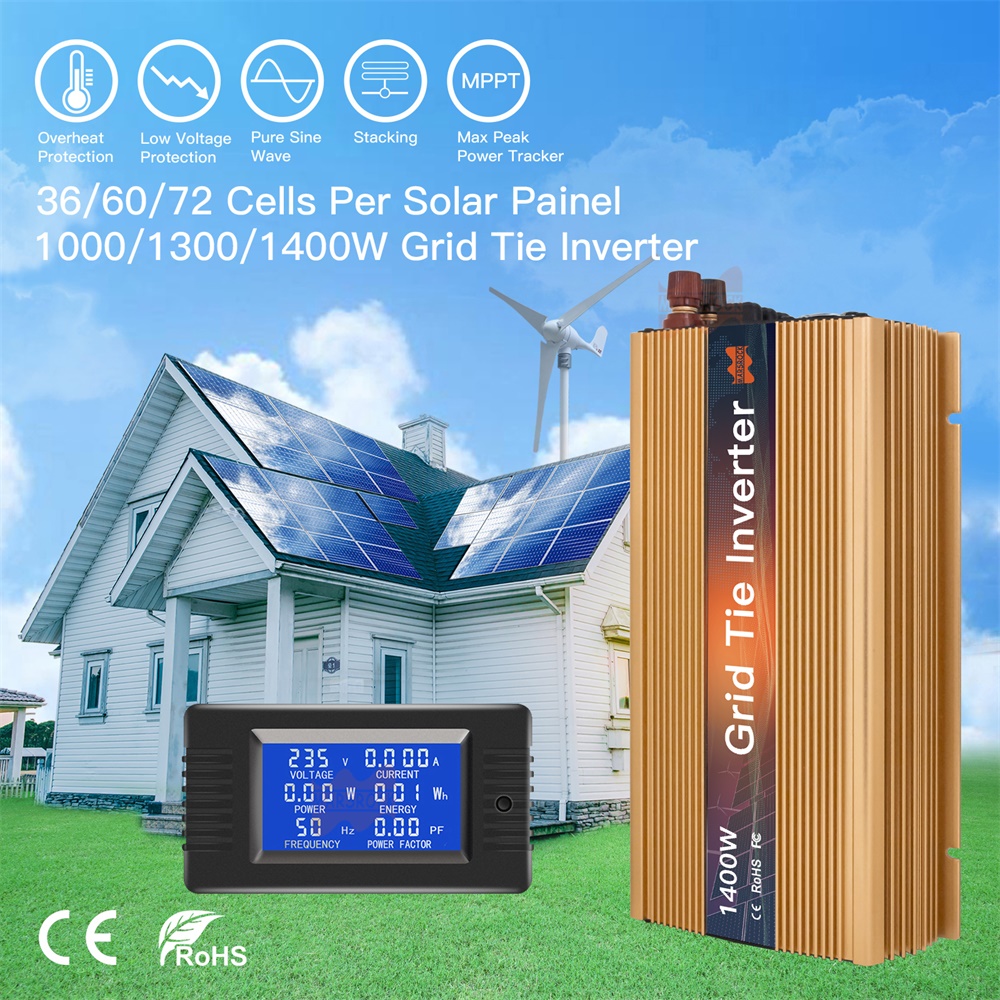 1000-1400W Grid Tie Micro Sola - Micro Inverter 1400W Solar Grid Tie ulasan dan harga