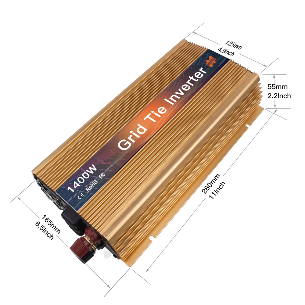 1000-1400W Grid Tie Micro Sola - Micro Inverter 1400W Solar Grid Tie ulasan dan harga