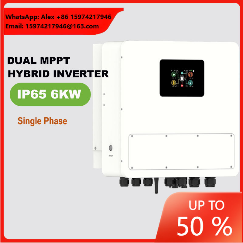 IP65 48V 6KW Single Phase Low  - Off Grid Solar Inverter 48V 6000W ulasan dan harga