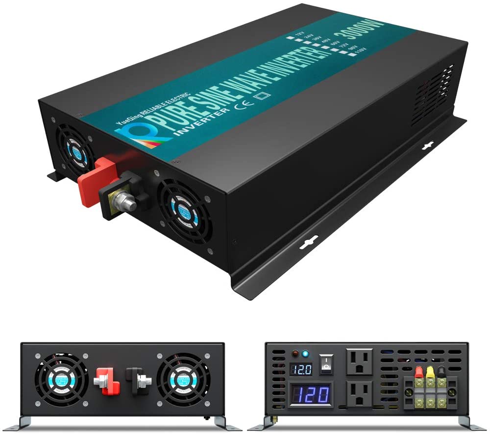 Pure Sine Wave Inverter 3000W  - Inverter Pure Sine Wave 60Hz 120V 3000W ulasan dan harga