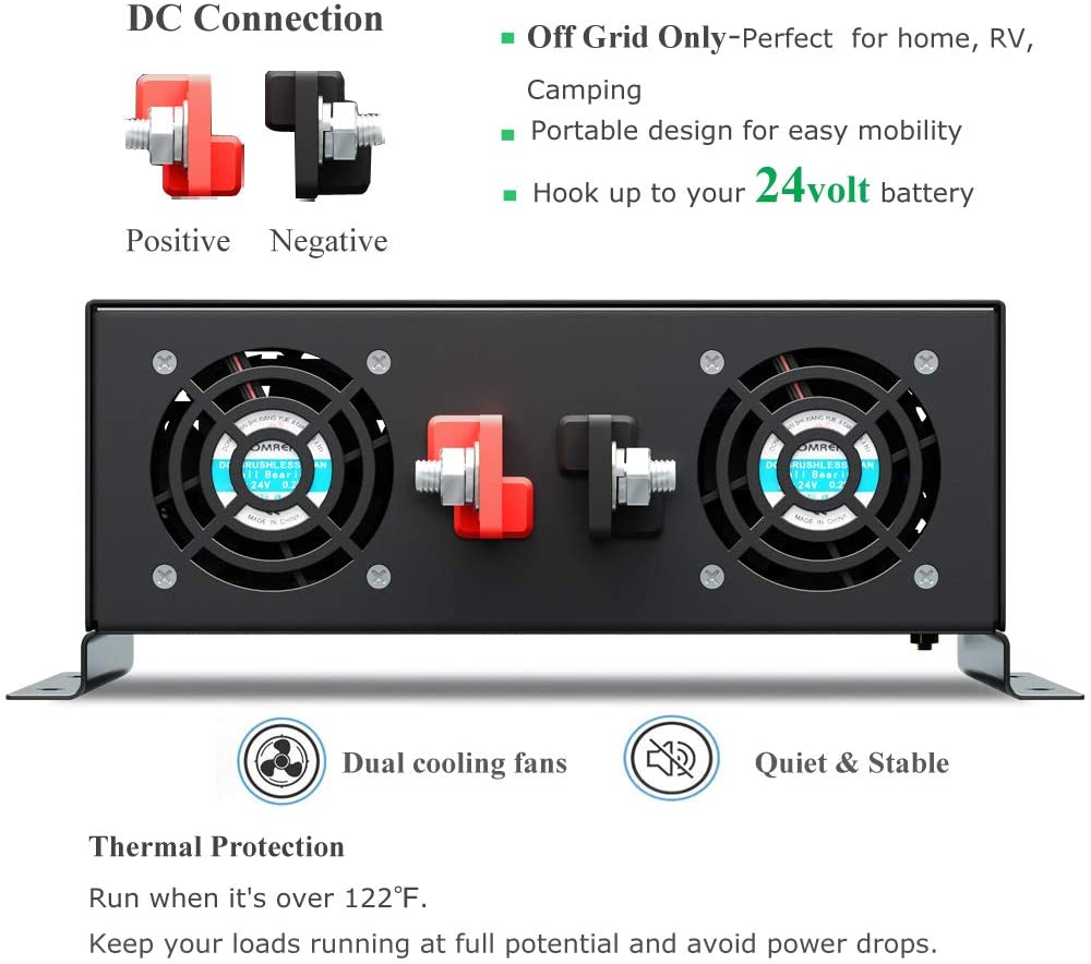 Pure Sine Wave Inverter 3000W  - Inverter Pure Sine Wave 60Hz 120V 3000W ulasan dan harga
