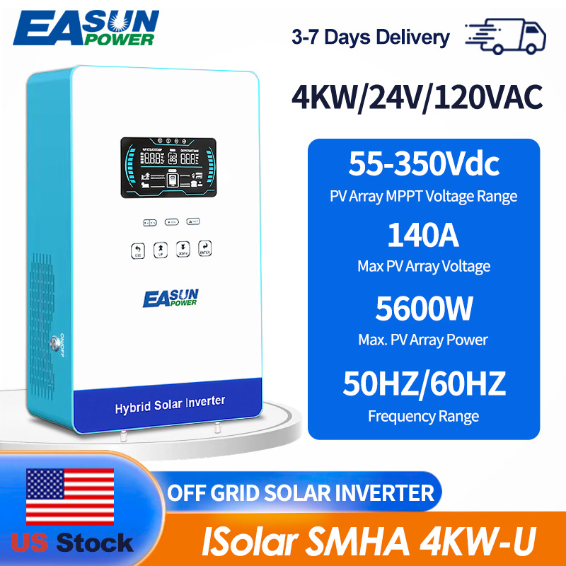 EASUN POWER 4000W 24V Off Grid - Grid Tie Inverter Limiter 2000W ulasan dan harga