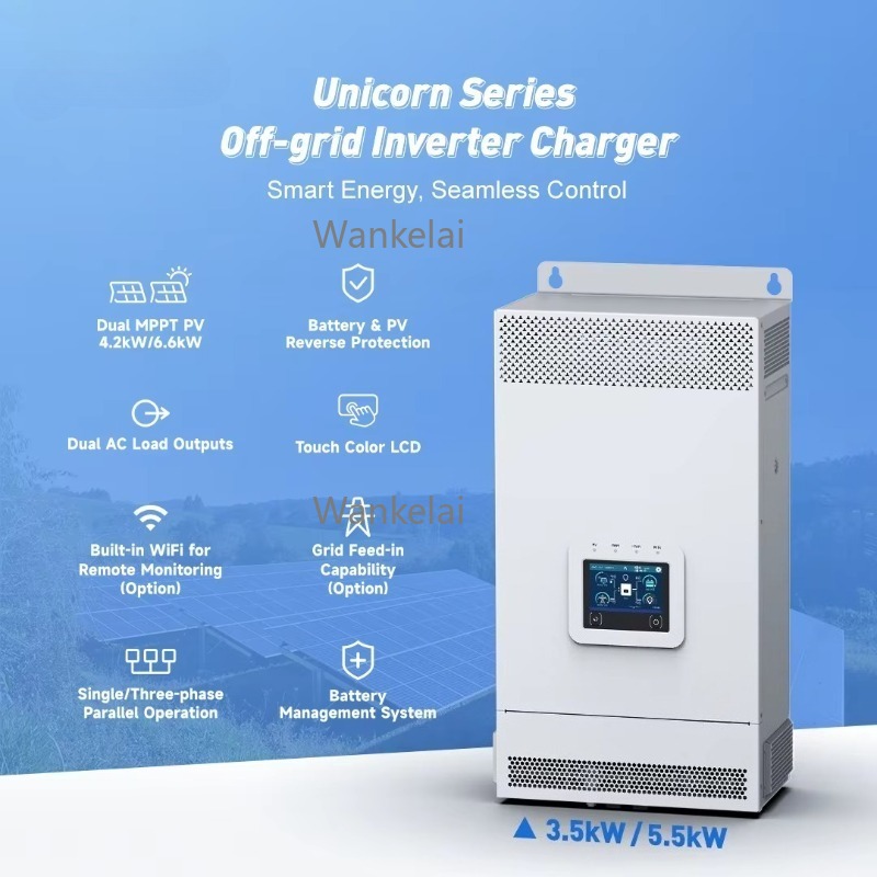 3.5KW 5.5KW 6KW 48v Hybrid Sol - Hybrid Solar Inverter 5.5Kw Mppt 48V ulasan dan harga
