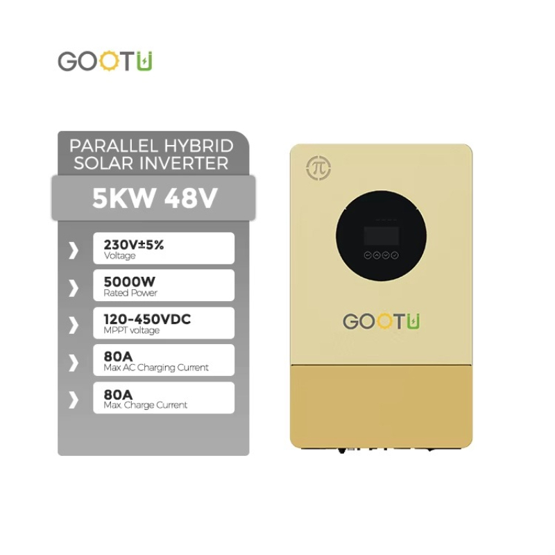 Gootu New 48V Hybrid Solar Inv - Parallel Solar Inverter 48V 5000W Mppt ulasan dan harga