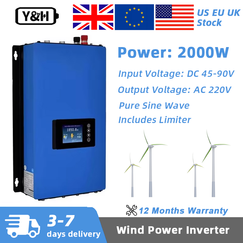 Y&H 2000W MPPT Wind Power On G - Grid Tie Inverter Limiter 2000W ulasan dan harga