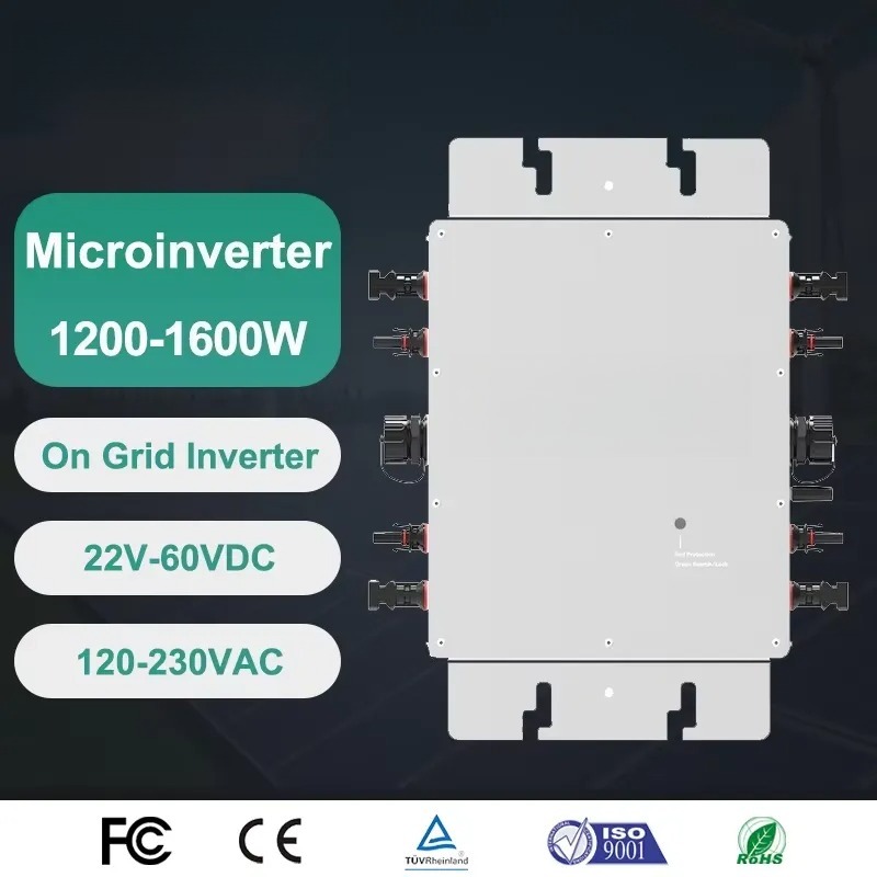 Smart App WiFi Monitoring Micr - Micro Inverter 1400W Solar Grid Tie ulasan dan harga