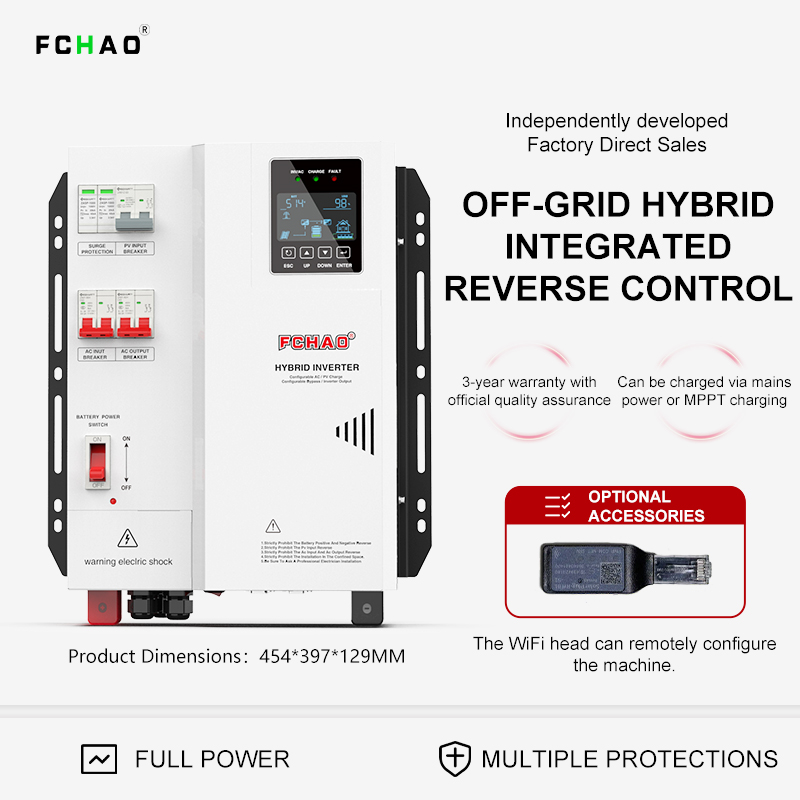 Fchao Solar Hybrid Inverter 3K - Hybrid Solar Inverter 5.5Kw Mppt 48V ulasan dan harga