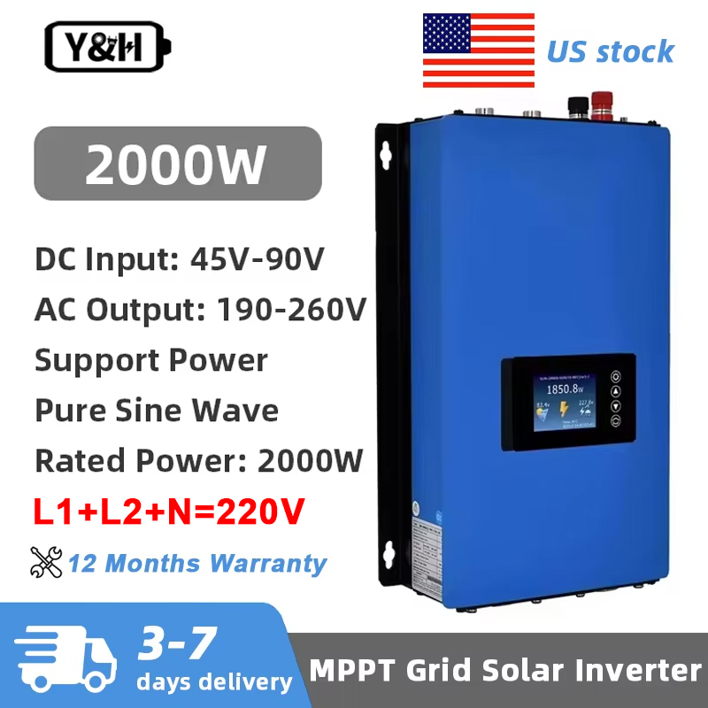 Y&H 2000W MPPT Solar Grid Tie  - Grid Tie Inverter Limiter 2000W ulasan dan harga