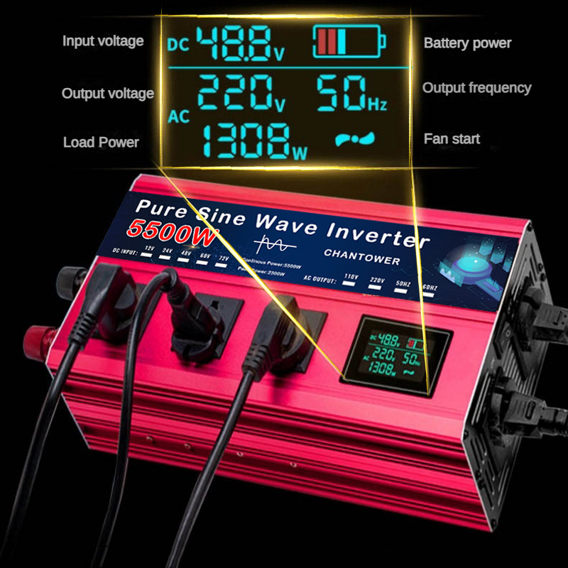 4000W/5000W/5500W Pure Sine Wa - Pure Sine Wave Inverter 5000W 48V 220V ulasan dan harga