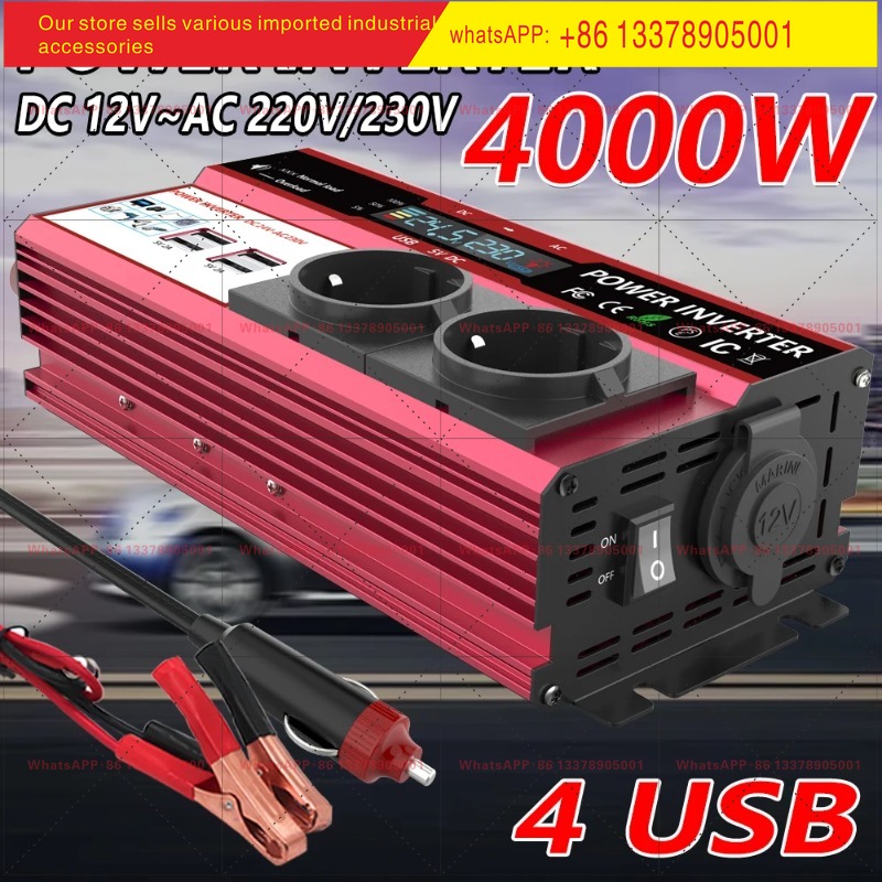 12V To 220V 4000W Peak Power I - Power Inverter 12V 220V 4000W Continuous ulasan dan harga