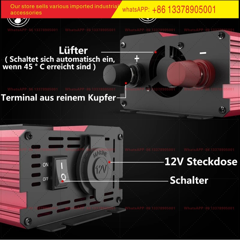 12V To 220V 4000W Peak Power I - Power Inverter 12V 220V 4000W Continuous ulasan dan harga