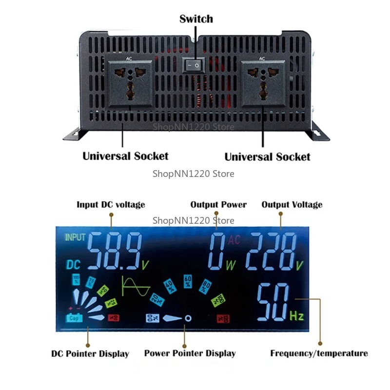 Pure Sine Wave Inverter 12v 22 - Off Grid Solar Inverter 48V 6000W ulasan dan harga
