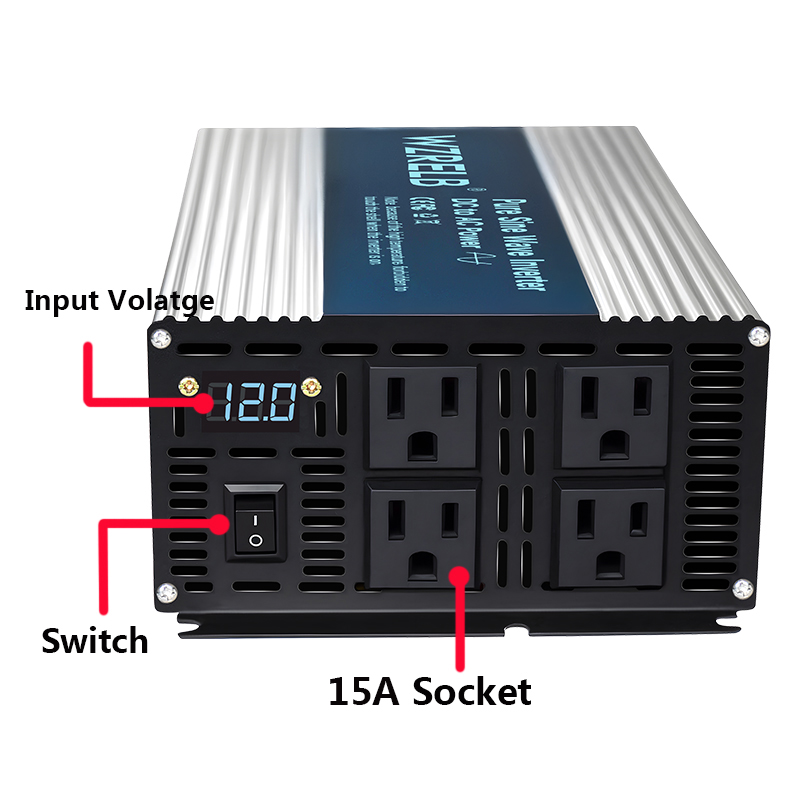 3000W Pure Sine Wave Inverter  - Inverter Pure Sine Wave 60Hz 120V 3000W ulasan dan harga