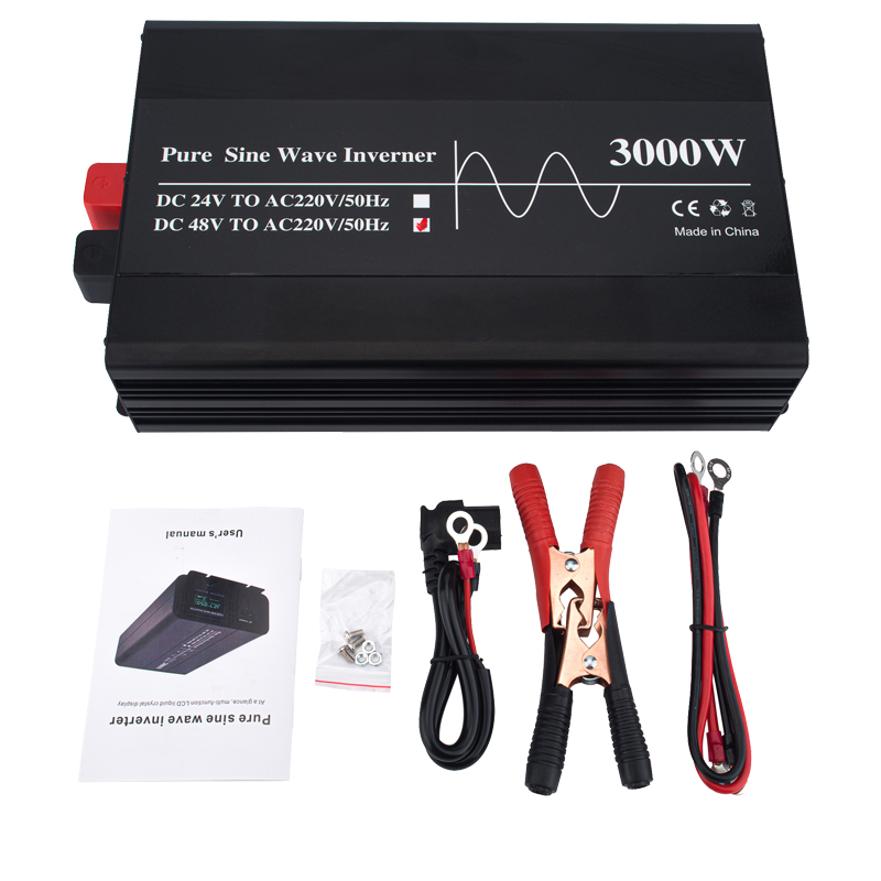 3000W 12V 24V 48V Off Grid Tie - Lifepo4 Solar Inverter 24V 3000W ulasan dan harga