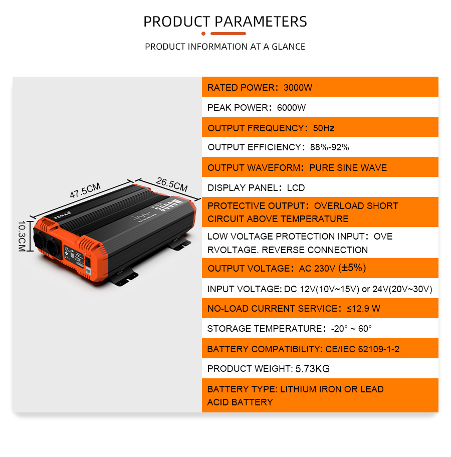 Pure Sine Wave Off Grid Invert - Off Grid Solar Inverter 48V 6000W ulasan dan harga