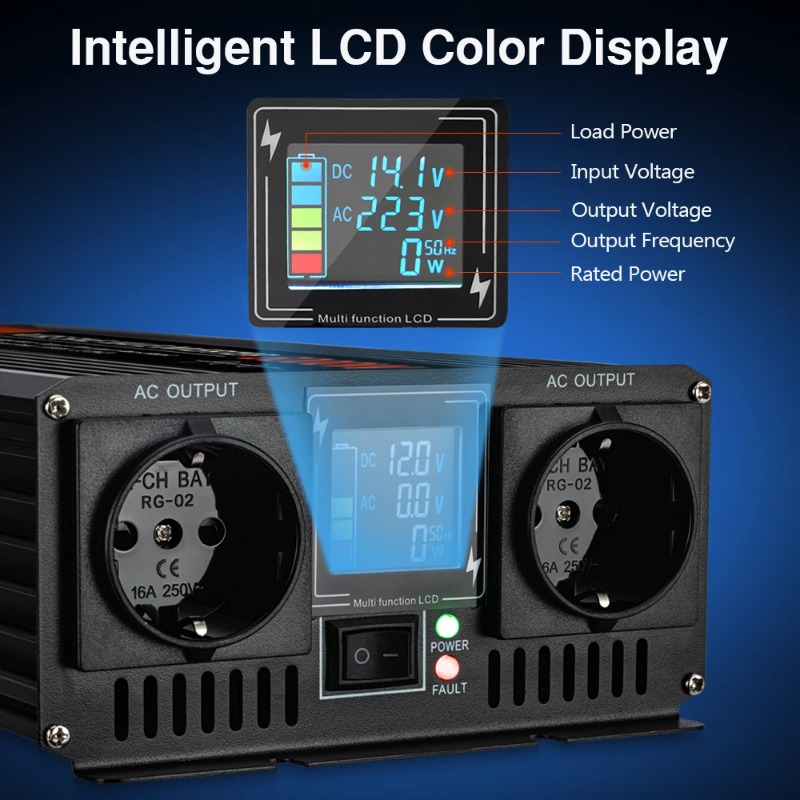 Pure Sine Wave Solar Inverter  - Pure Sine Wave Inverter 5000W 48V 220V ulasan dan harga