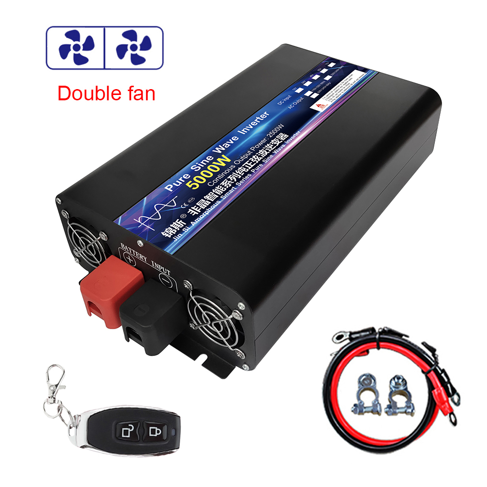 Pure Sine Wave Power Inverter  - Pure Sine Wave Inverter 5000W 48V 220V ulasan dan harga