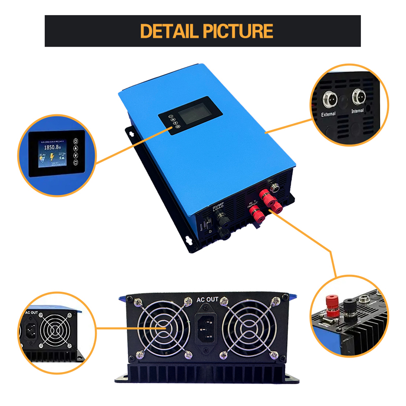 1000W 2000W Wind Power Grid Ti - Grid Tie Inverter Limiter 2000W ulasan dan harga