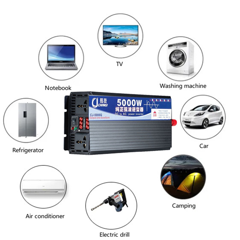 4000W/5000W/5500W/3000W Pure S - Inverter Pure Sine Wave 60Hz 120V 3000W ulasan dan harga