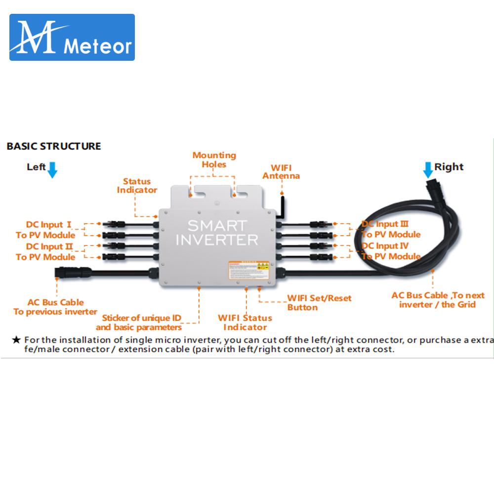 1200W 1400W Solar Grid Tie Mic - Micro Inverter 1400W Solar Grid Tie ulasan dan harga
