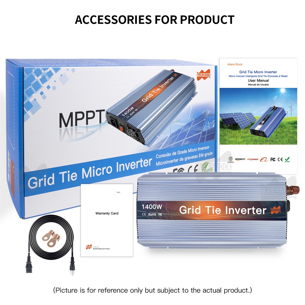 1000-1400W Grid Tie Micro Sola - Micro Inverter 1400W Solar Grid Tie ulasan dan harga