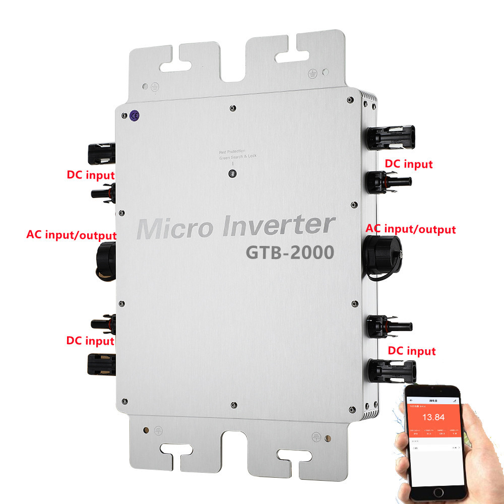 2000W 2400W 2800W Micro Invert - Grid Tie Inverter Limiter 2000W ulasan dan harga