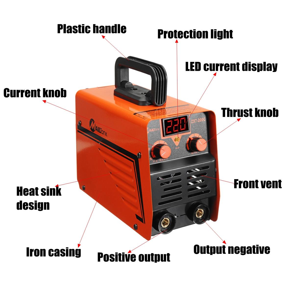 ZX7-200C Handheld IGBT Inverte - Inverter Welding Machine Igbt 300A ulasan dan harga