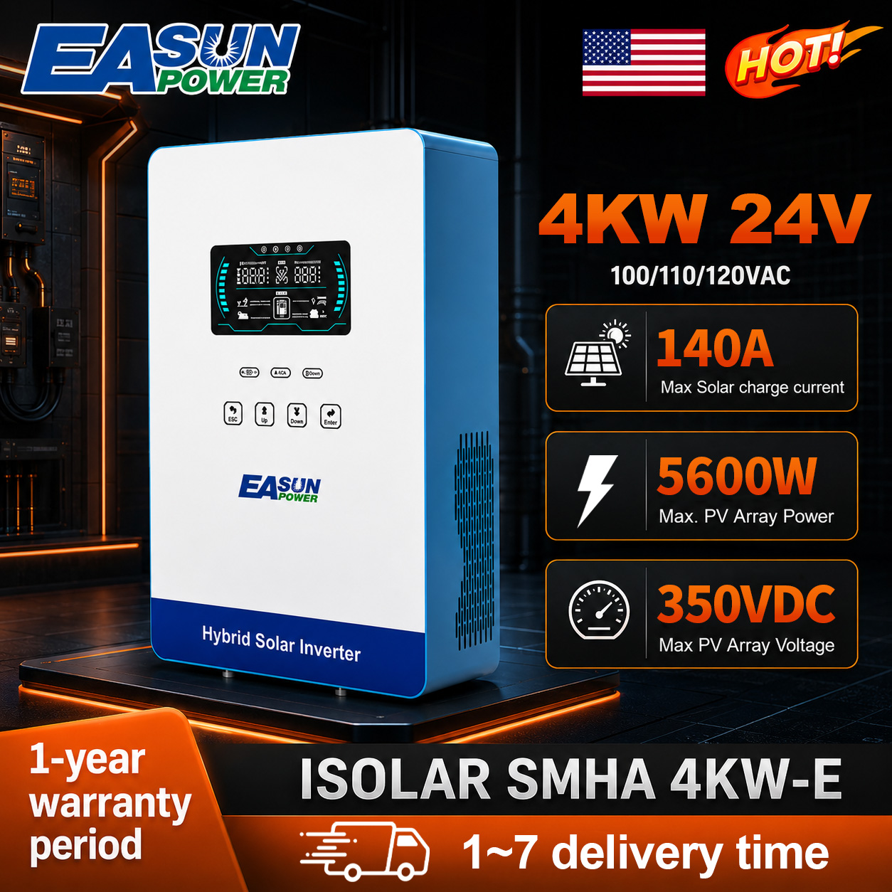 EASUN POWER 4000W Solar Invert - Grid Tie Inverter Limiter 2000W ulasan dan harga