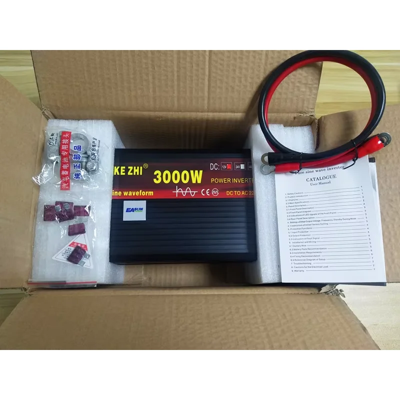 CHKJ Easun 12v 24V 48V DC to A - Pure Sine Wave Inverter 5000W 48V 220V ulasan dan harga