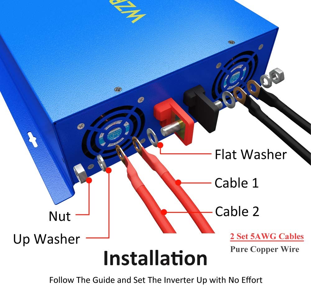 Pure Sine Wave Power Inverter  - Inverter Pure Sine Wave 60Hz 120V 3000W ulasan dan harga