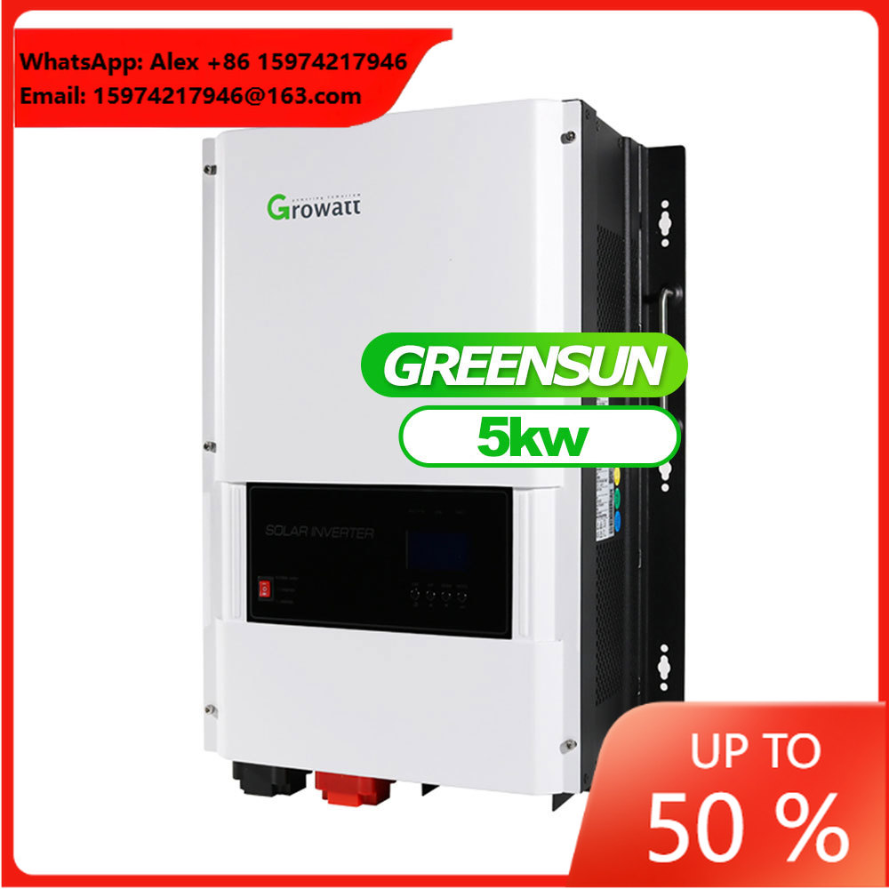 Growatt Hybrid Inverter Off Gr - Off Grid Solar Inverter 48V 6000W ulasan dan harga