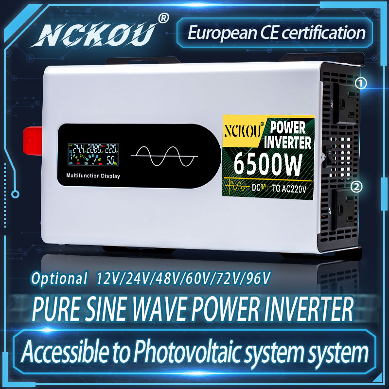 Inversor 12v 24v 48v 72v Para  - Pure Sine Wave Inverter 5000W 48V 220V ulasan dan harga