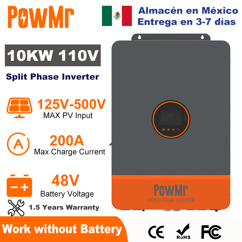 PowMr 10KW Split Phase Inverte - Split Phase Inverter 10Kw 110V 220V ulasan dan harga