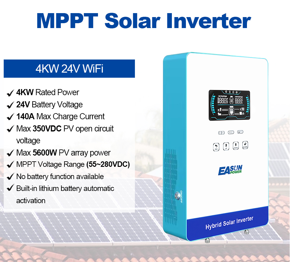 EASUN POWER 4000W 110V Off Gri - Grid Tie Inverter Limiter 2000W ulasan dan harga