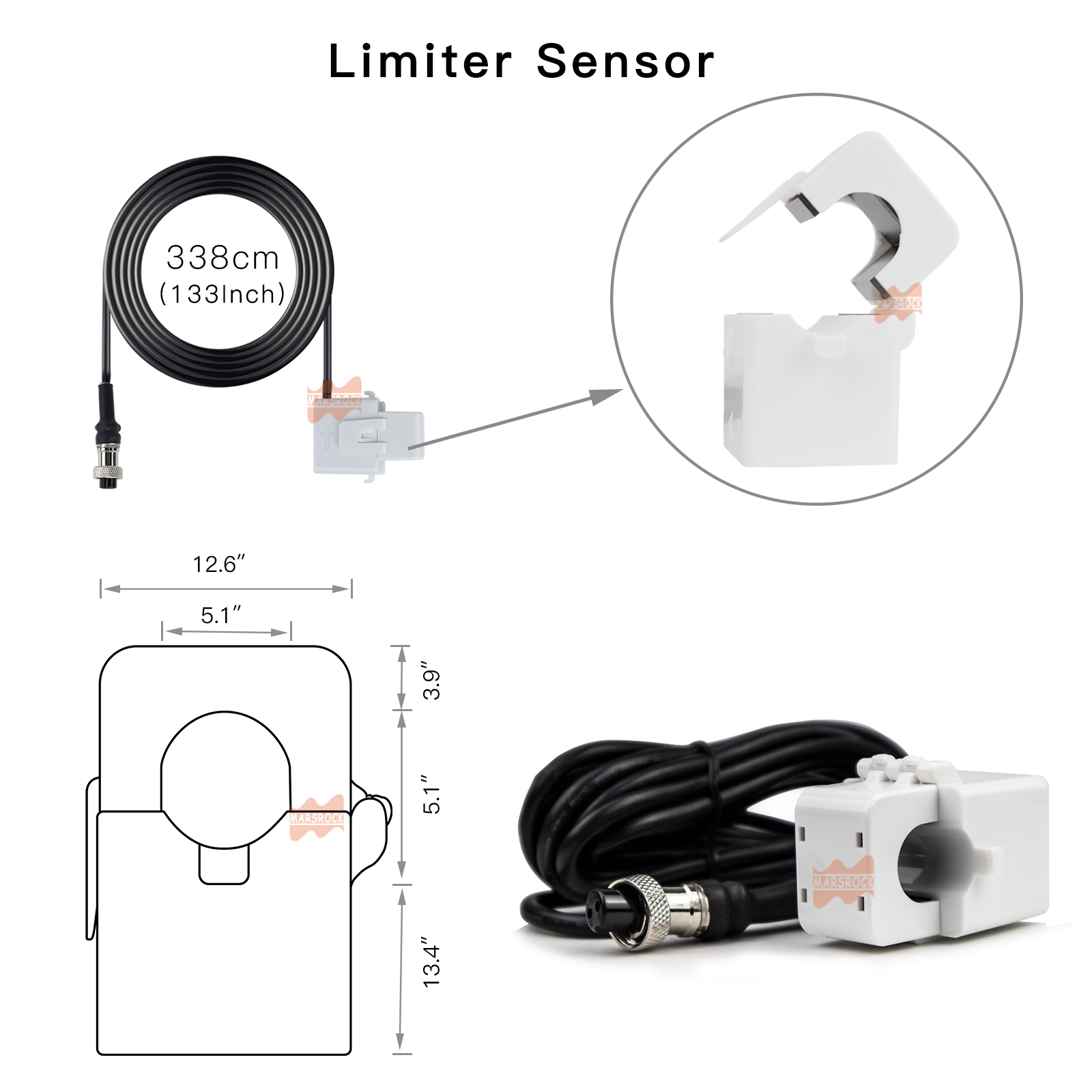 20M Limiter Sensor Cable For 1 - Grid Tie Inverter Limiter 2000W ulasan dan harga