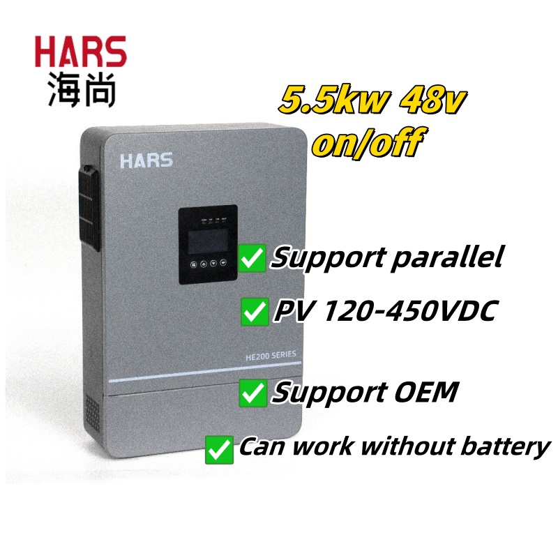 3.6kw 5.5kw 24V 48V 6.2kw Best - Hybrid Solar Inverter 5.5Kw Mppt 48V ulasan dan harga