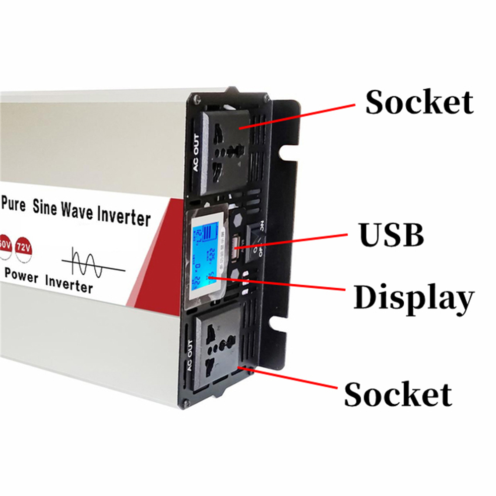 4000W/5000W/5500W/3000W Pure S - Inverter Pure Sine Wave 60Hz 120V 3000W ulasan dan harga